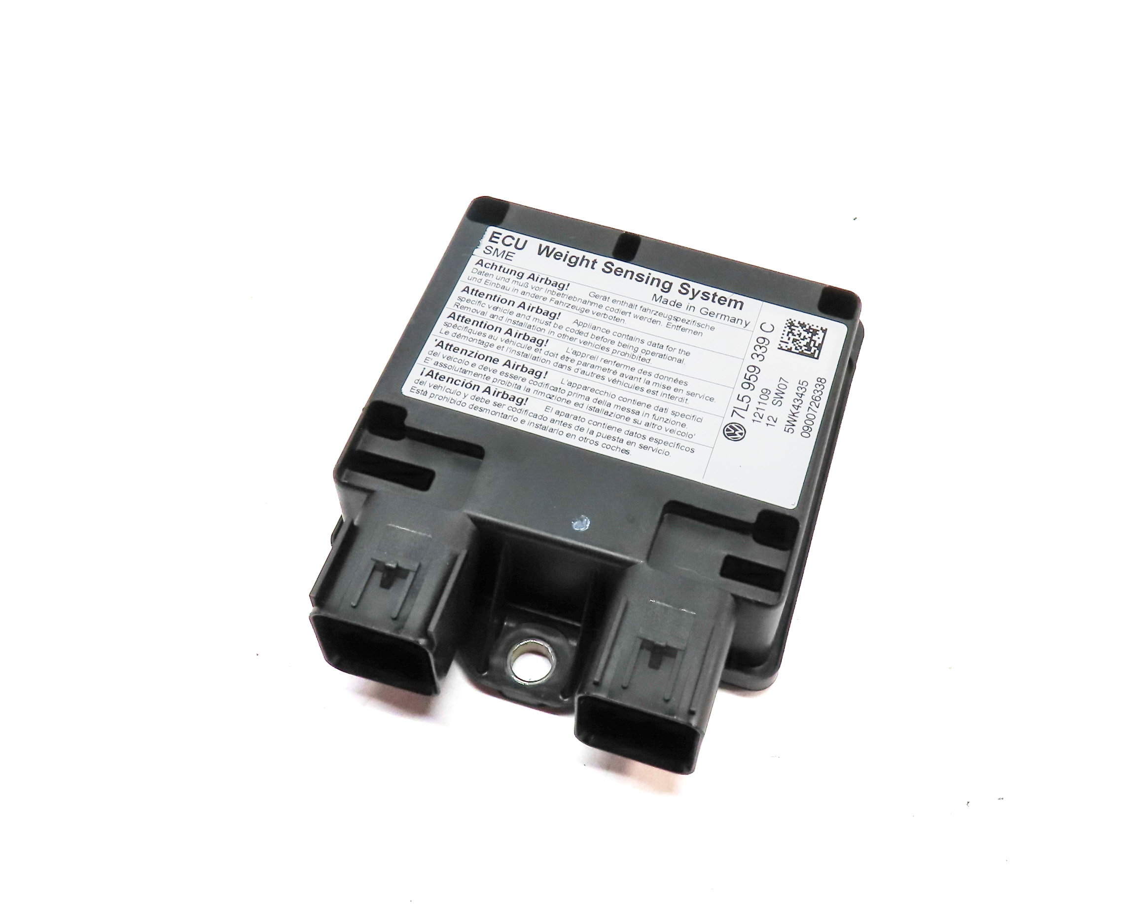10 PORSCHE CAYENNE 957 FRONT RIGHT PASSENGER SEAT OCCUPANCY WEIGHT SENSOR MODULE — exact item pictured